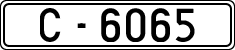 License plates of Spain, 1900 year series