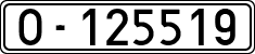 License plates of Spain, 1900 year series