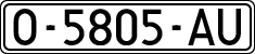 License plates of Spain, 1971 year series