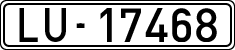 License plates of Spain, 1900 year series