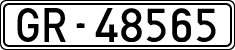 License plates of Spain, 1900 year series