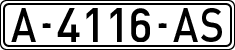 License plates of Spain, 1971 year series