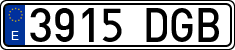 License plates of Spain, Ordinary (2000)