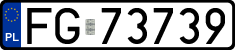 License plates of Poland, Regular car plates
