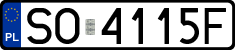 License plates of Poland, Regular car plates