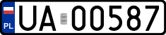 License plates of Poland, Military