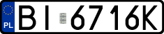 License plates of Poland, Regular car plates
