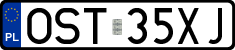 License plates of Poland, Regular car plates