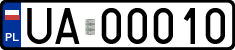 License plates of Poland, Military