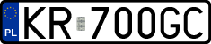License plates of Poland, Regular car plates
