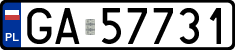 License plates of Poland, Regular car plates