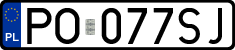 License plates of Poland, Regular car plates
