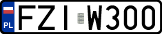 License plates of Poland, Regular car plates