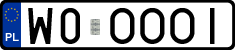 License plates of Poland, Vanity Plates