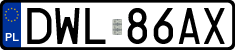 License plates of Poland, Regular car plates