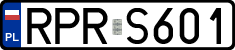 License plates of Poland, Regular car plates