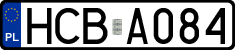 License plates of Poland, Authorities