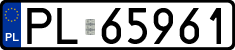 License plates of Poland, Regular car plates