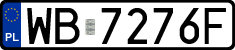 License plates of Poland, Regular car plates