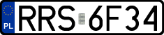 License plates of Poland, Regular car plates