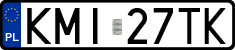 License plates of Poland, Regular car plates