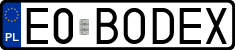 License plates of Poland, Vanity Plates