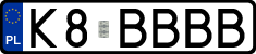 License plates of Poland, Vanity Plates