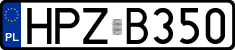 License plates of Poland, Authorities