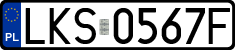 License plates of Poland, Regular car plates