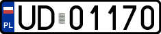 License plates of Poland, Military