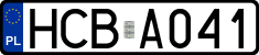 License plates of Poland, Authorities