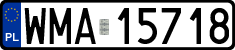 License plates of Poland, Regular car plates