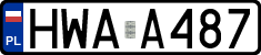 License plates of Poland, Authorities