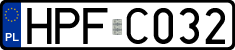 License plates of Poland, Authorities