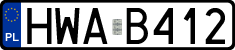 License plates of Poland, Authorities