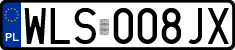 License plates of Poland, Regular car plates