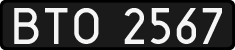 License plates of Poland, 1976 year system