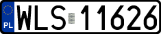 License plates of Poland, Regular car plates
