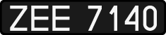 License plates of Poland, 1976 year system