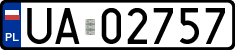 License plates of Poland, Military