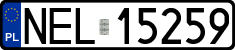 License plates of Poland, Regular car plates