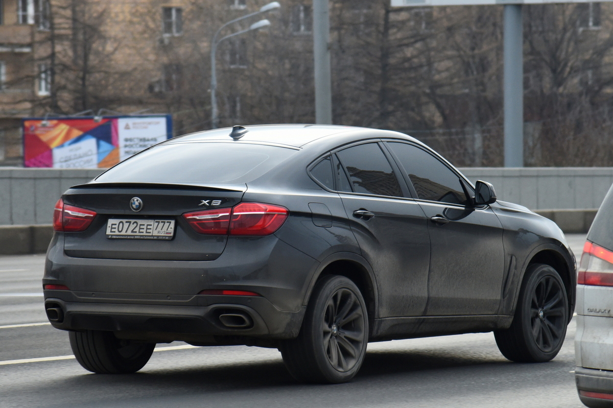 е 072 ее 777, BMW X6 2nd gen (F16), 2014–2019
