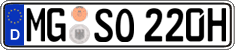 German license plate, Plates for oldtimers (type 