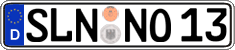 German license plate, Regular plates