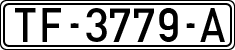 License plates of Spain, 1971 year series