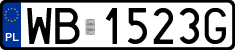 License plates of Poland, Regular car plates