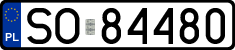 License plates of Poland, Regular car plates