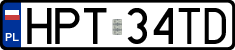License plates of Poland, Authorities