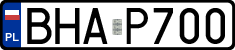 License plates of Poland, Regular car plates