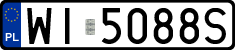 License plates of Poland, Regular car plates